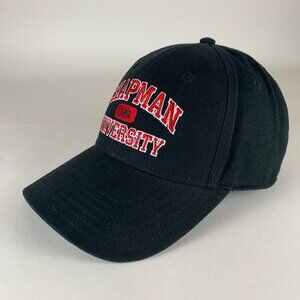 Chapman University Black Aardvark Creations Strapback Adjustable Hat